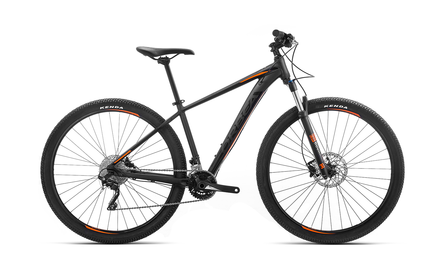 Фотография Велосипед Orbea MX 29 10 (2019) 2019 Черно-оранжевый